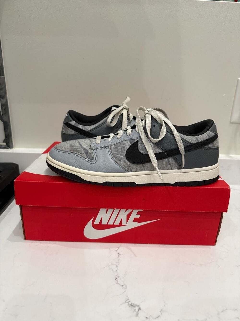 Nike Dunk Low SE Copy Paste Dark Grey Heather Off Noir